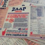 Zaap printed flyer