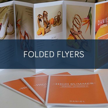 Printed Folded Flyers