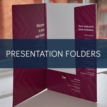 Printed Presentation Folders